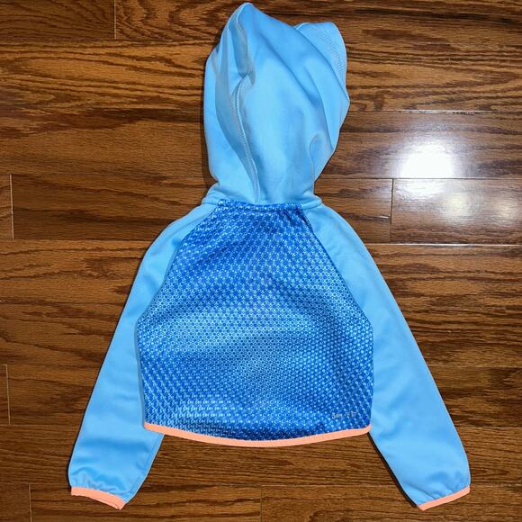 Nike Toddler Blue & Orange Hooded Athletic Jacket Size 2T - Picture 7 of 11